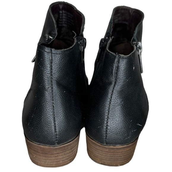 Kensie Black Leather Booties‎ - Picture 3 of 5